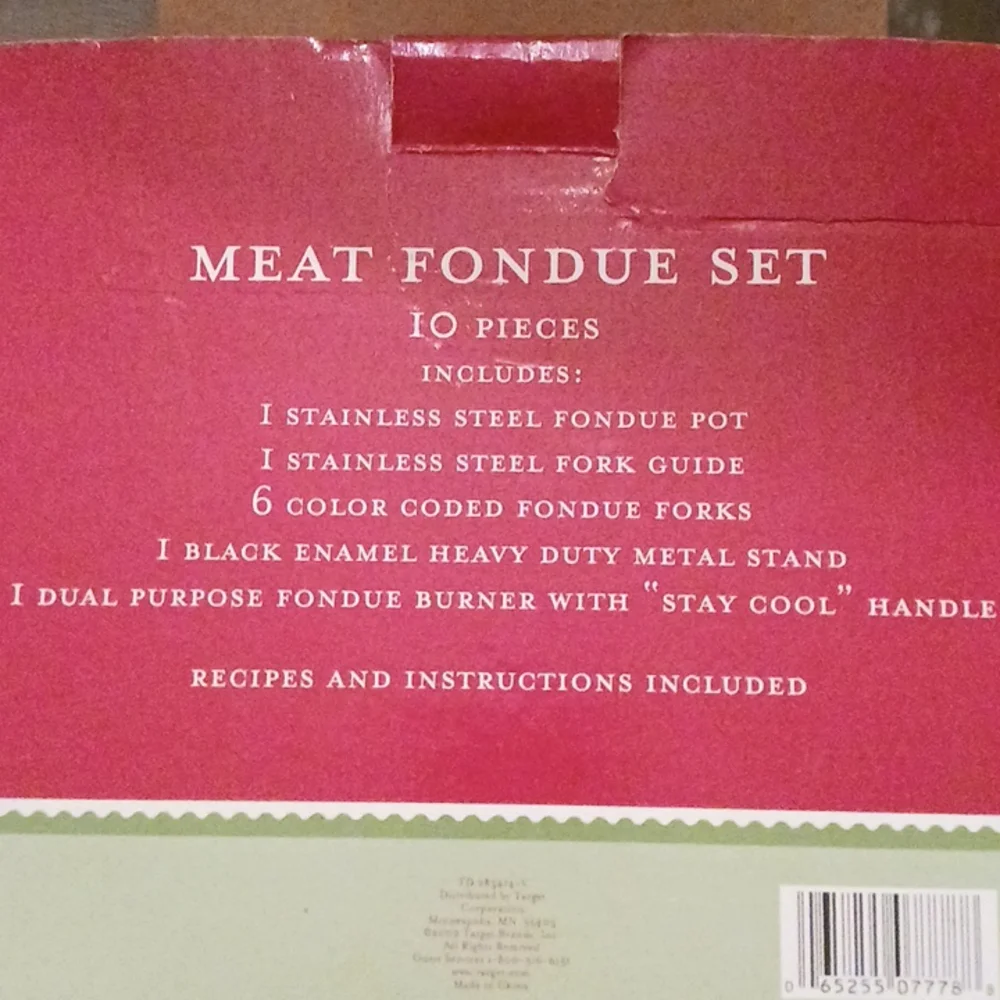 Trudeau Meat Fondue Set